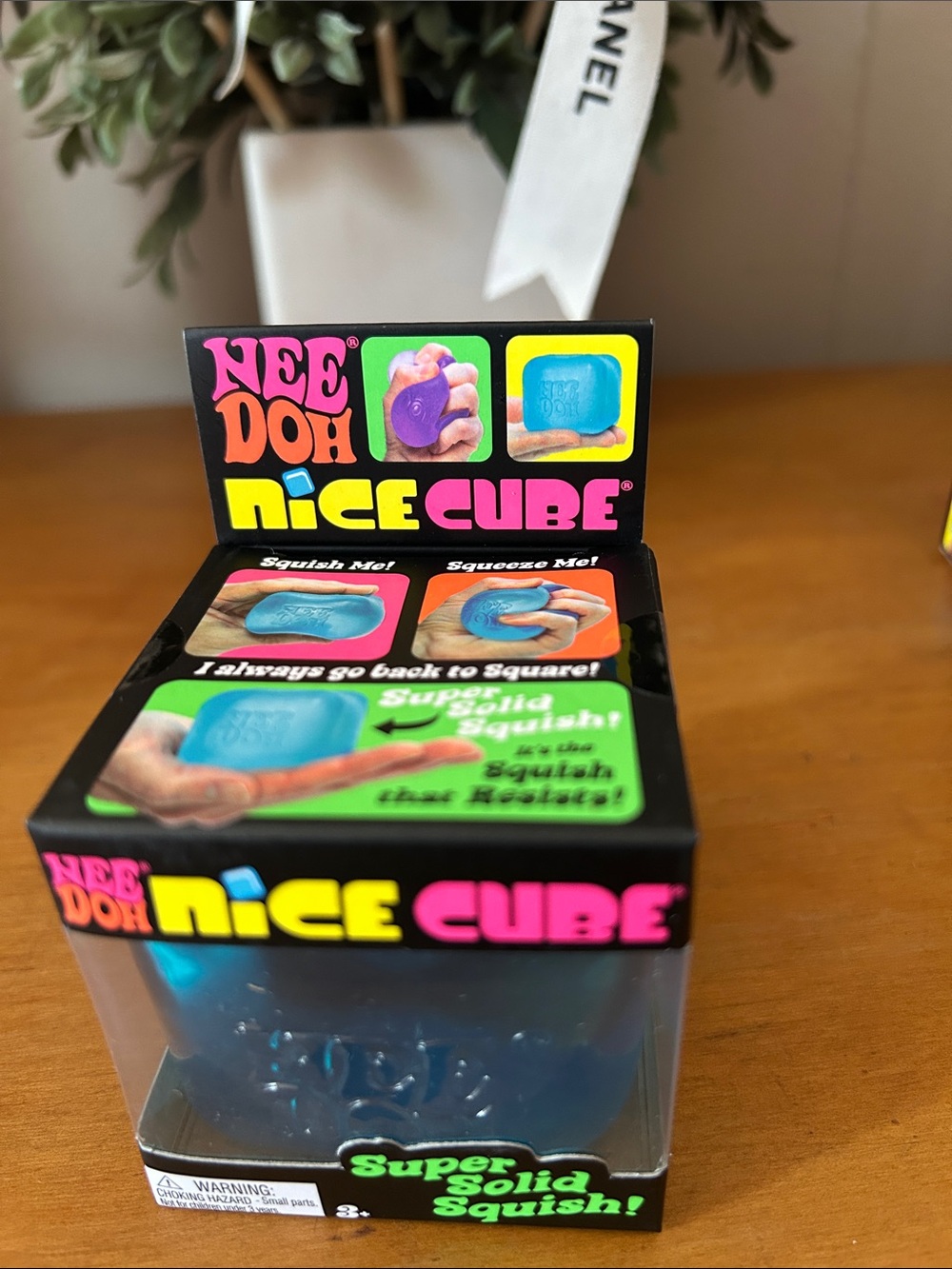 NEE DOH Nice Cube Kids Toy - Blue
